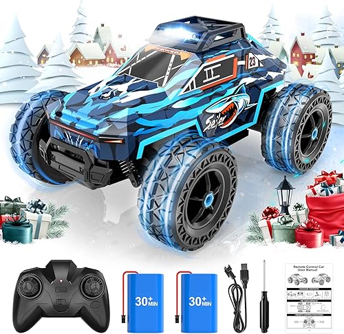 Miniatura 1 de Haijon Coche RC de alta velocidad 120 25+kmh 2WD de 2WD de 2WD de 2WD a control remoto, radio de camión, vehículos todoterreno, vehículo