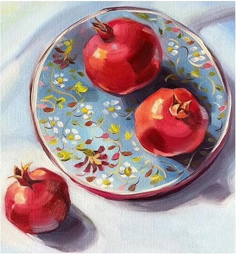 Amazon 油絵キット初心者デジタル絵画フルーツザクロデジタル絵画大人初心者キッズアートクラフト家の装飾 刺しゅうキット 通販 Amazon 油絵キット初心者デジタル絵画フルーツザクロデジタル絵画大人初心者キッズアートクラフト家の装飾 刺しゅうキット 通販