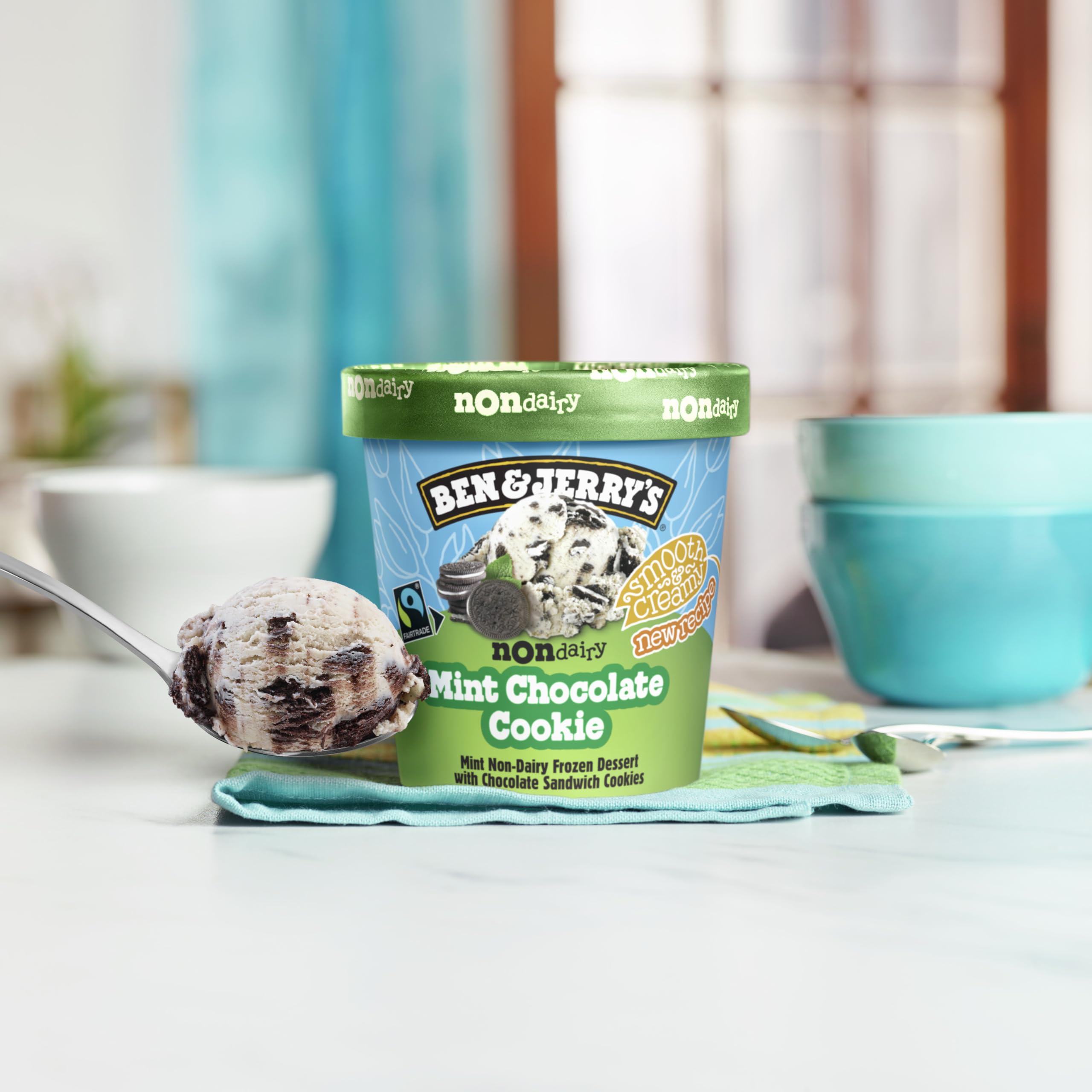 Amazon.com: Ben & Jerry's Non-Dairy Mint Chocolate Cookie Frozen