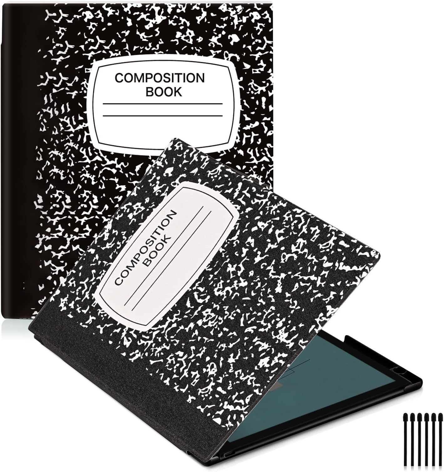 Case for BOOX Note Air4 C/3, 10.3" Paper Tablet Slim Lightweight Hard Back Shell Protective Cover with Built-in Pen Holder, Comes with BOOX Pen Tips