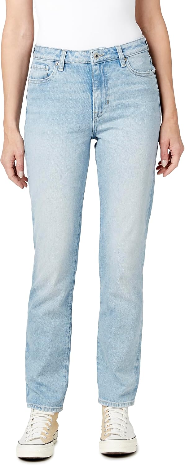 Buffalo David Bitton Women's Hi Rise Straight Jean