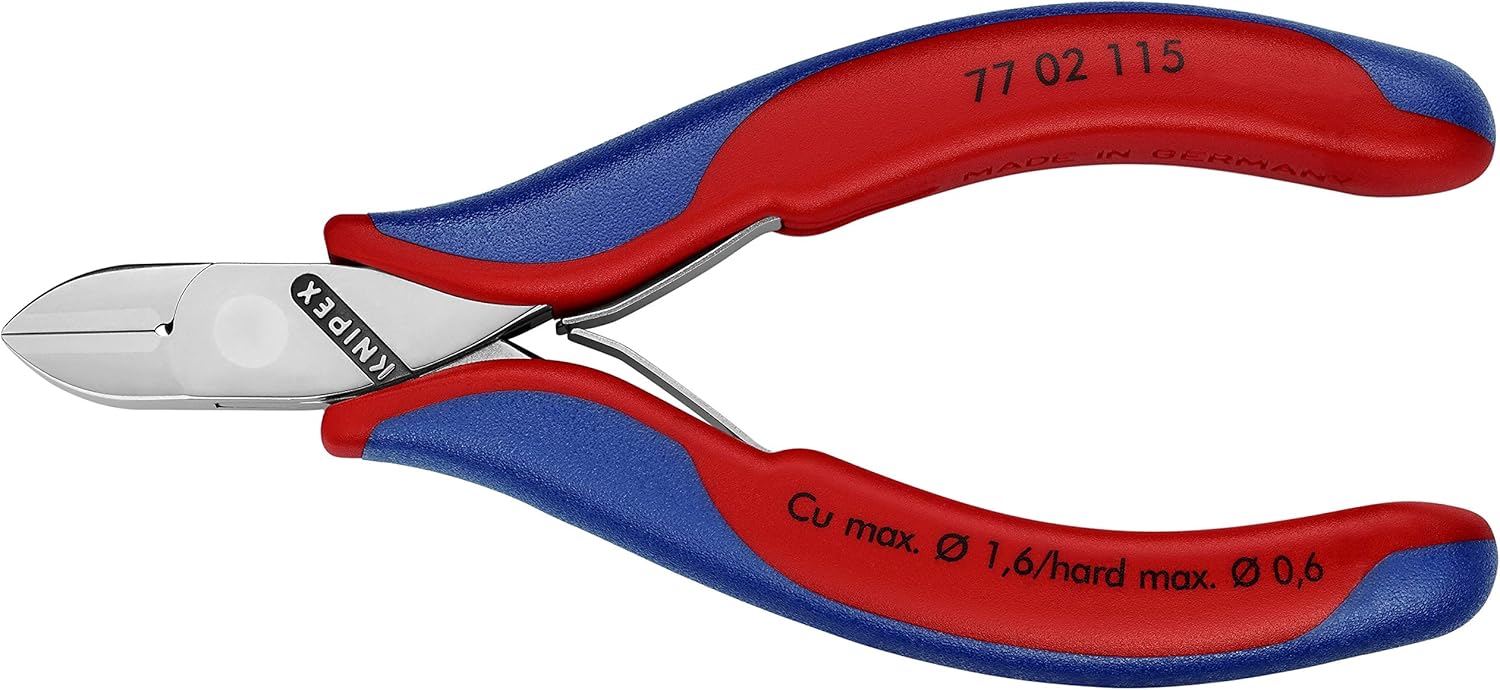 KNIPEX - 77 02 115 Tools - Electronics Diagonal Cutters, Multi-Component (7702115)