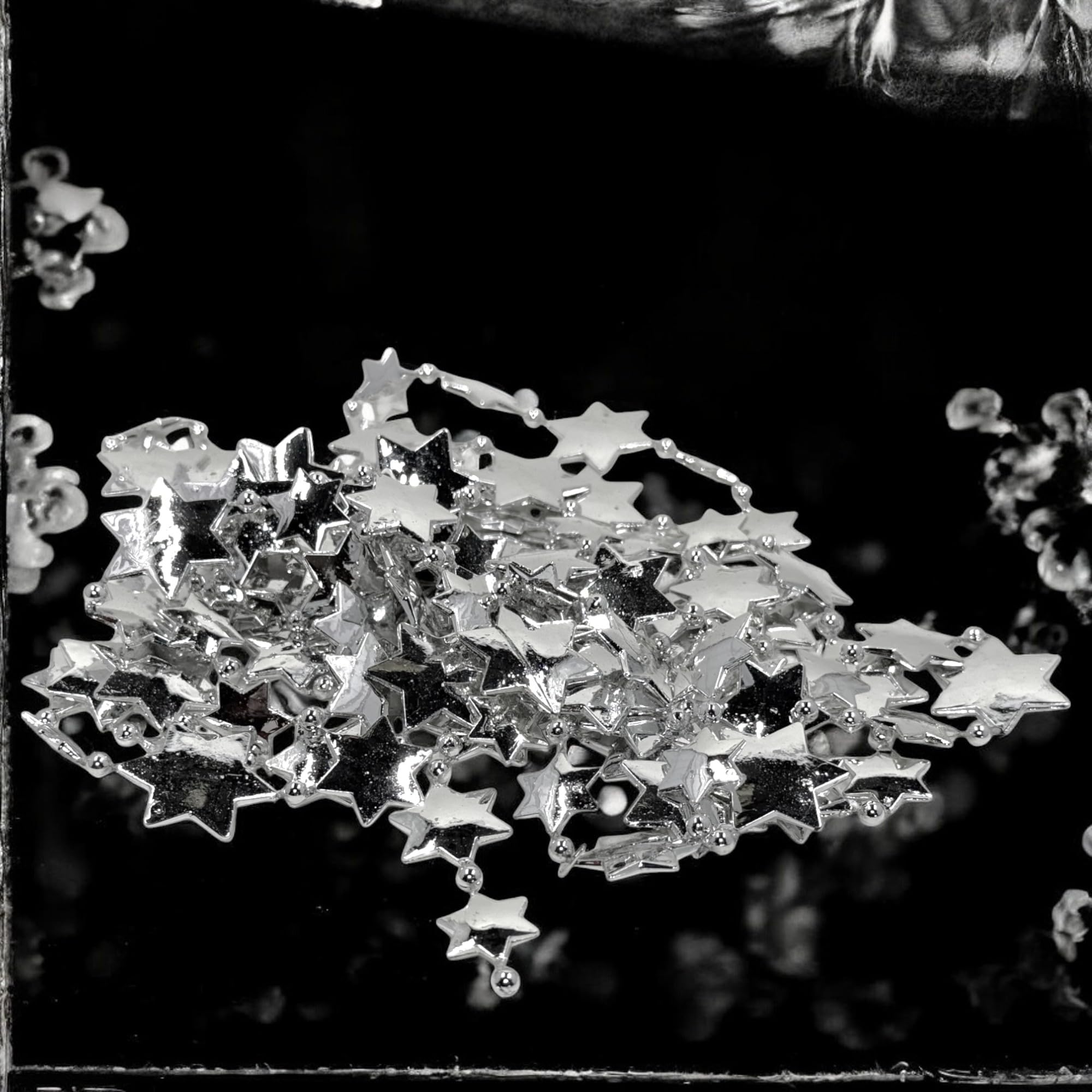 Ghirlanda Di Perle MIJOMA 10m - Perle 8mm Metallizzate, Decorazione Per Natale, Matrimoni, Tavoli - Foto 9