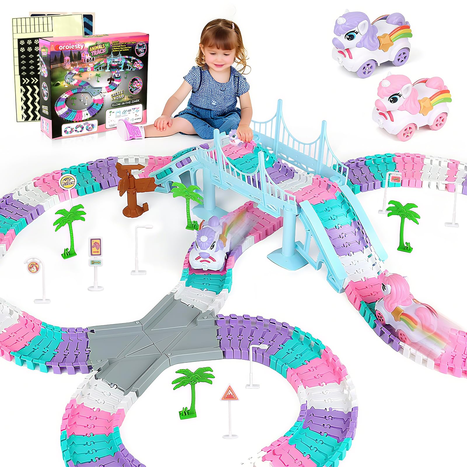 Coroiesty Unicorn Race Track