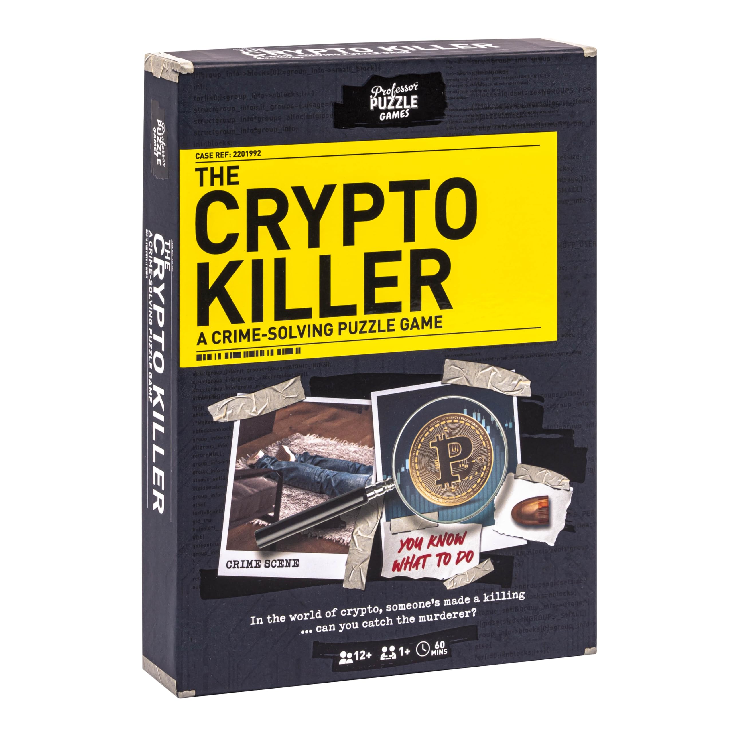 Amazon.com: Professor Puzzle: The Crypto Killer - A Crime-Solving Puzzle  Game, Assess Clues & Catch The Killer, Party Mystery Investigation, Ages  12+, 1+ Players : Toys & Games