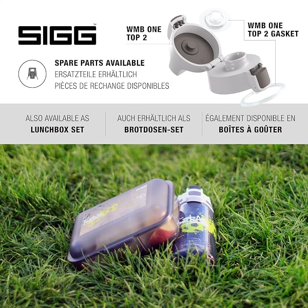 Sigg - Trinkflasche Kinder - Viva One - Made in Germany - Für Kohlensäurehaltige Getränke Geeignet - Auslaufsicher - Spülmaschinenfest - BPA-frei - Sport & Schule - 500ML - 5