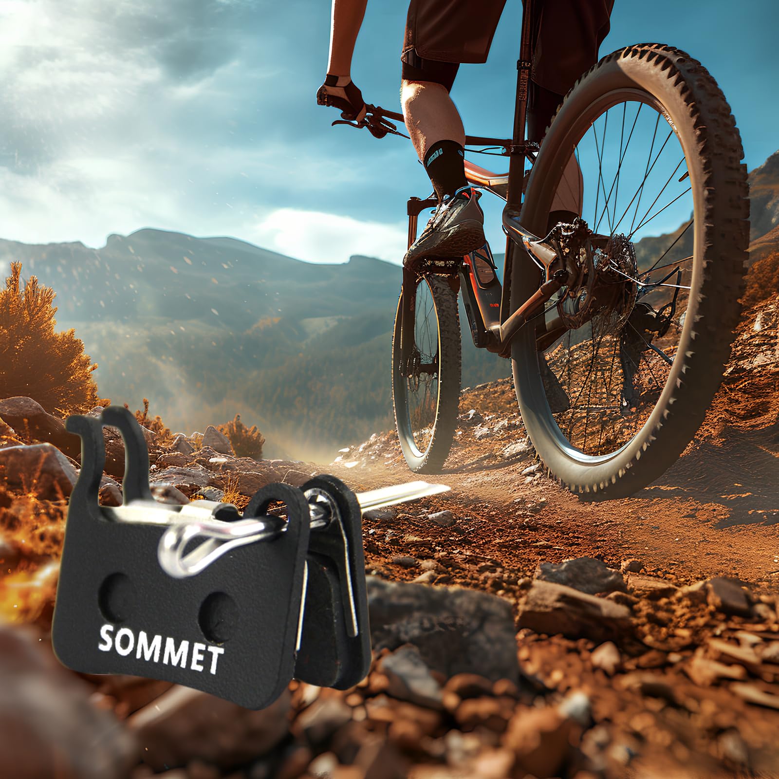 2 Coppie Pastiglie Freno A Disco Bici - Compatibili Shimano Deore, XT, XTR, SLX, Hone, Saint - Kevlar E Ceramica
