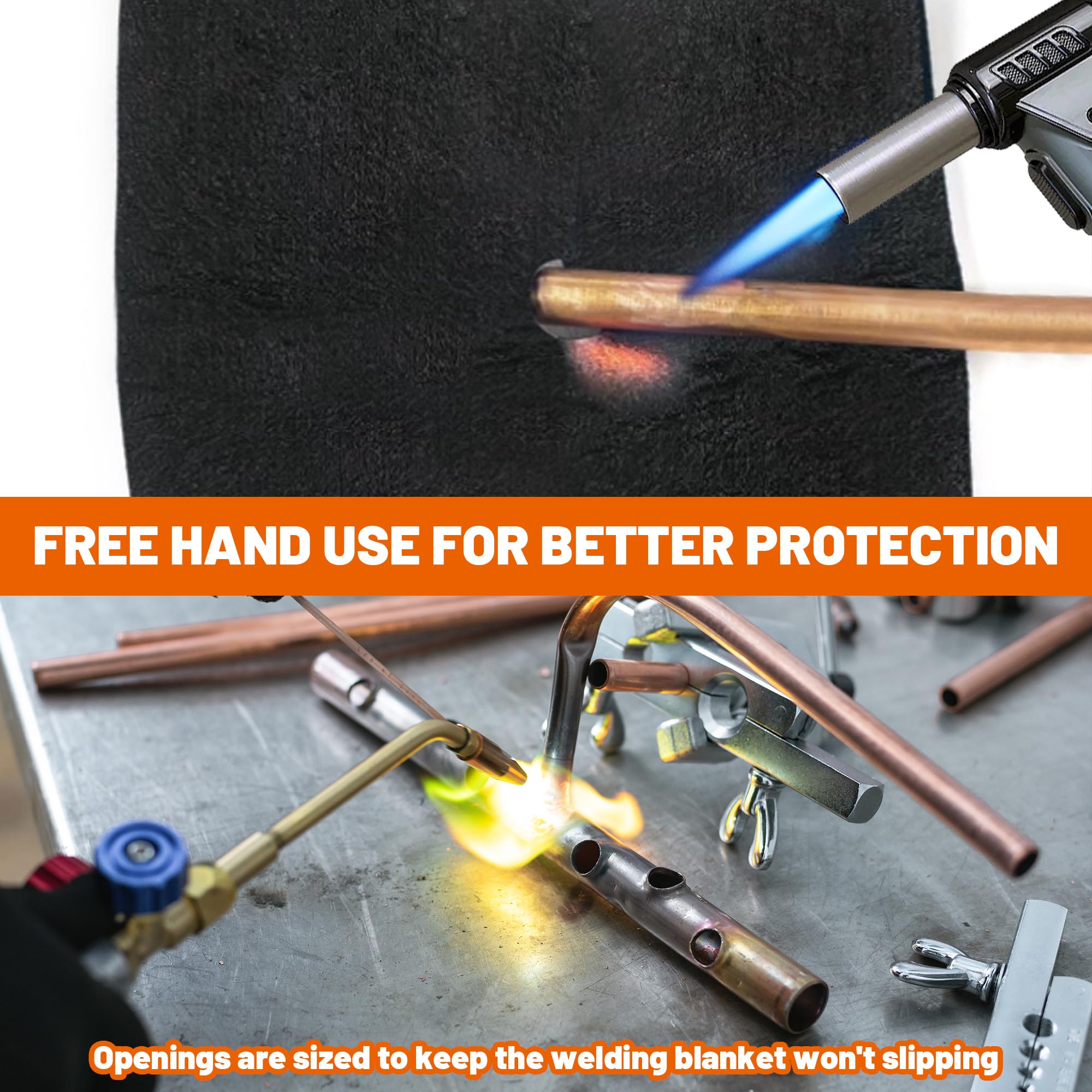Fireproof Welding Blanket - 2 Pack, Heat Protection -6 Fireproof Welding Blanket - 2 Pack, Heat Protection -6