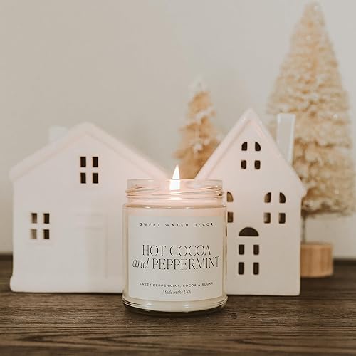 Miniatura 65 de Sweet Water Decor Sugar Cookies Candle - Sugar Cookies, Vanilla, and Buttercream Scented Soy Christmas Candles and Decor for Home - 9oz. Clear Jar