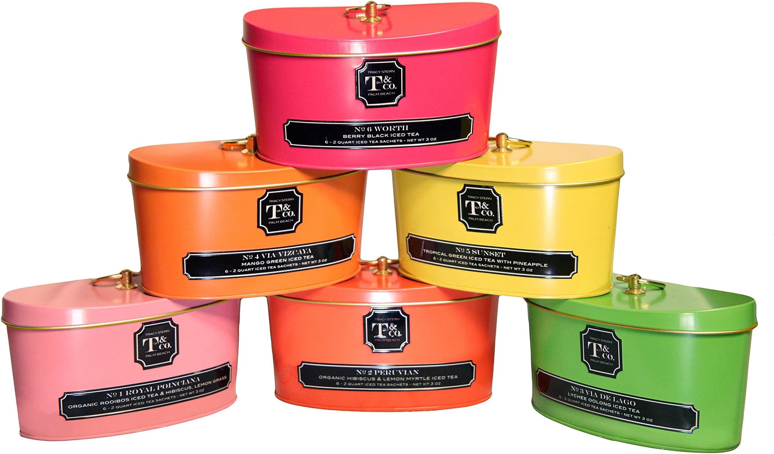 TRACY STERN TEA & CO. PALM BEACH ICED TEA COLLECTION