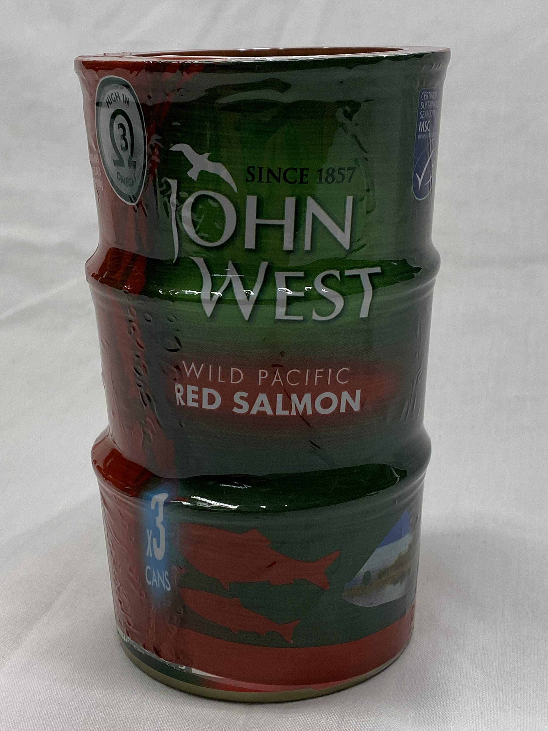 John West Wild Pacific Salmón rojo - 3 X 213G