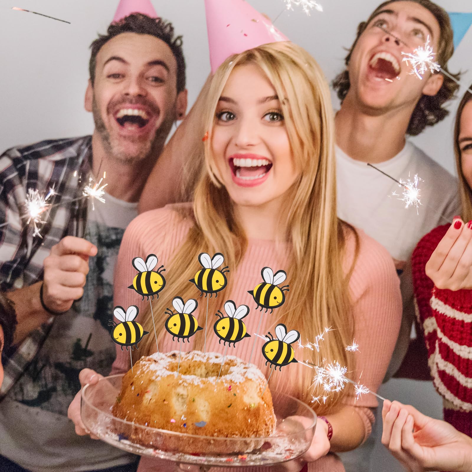 8 Pezzi Topper Per Torta Festa Della Mamma - Decorazioni Acriliche Con Scritte D'Amore - Foto 2