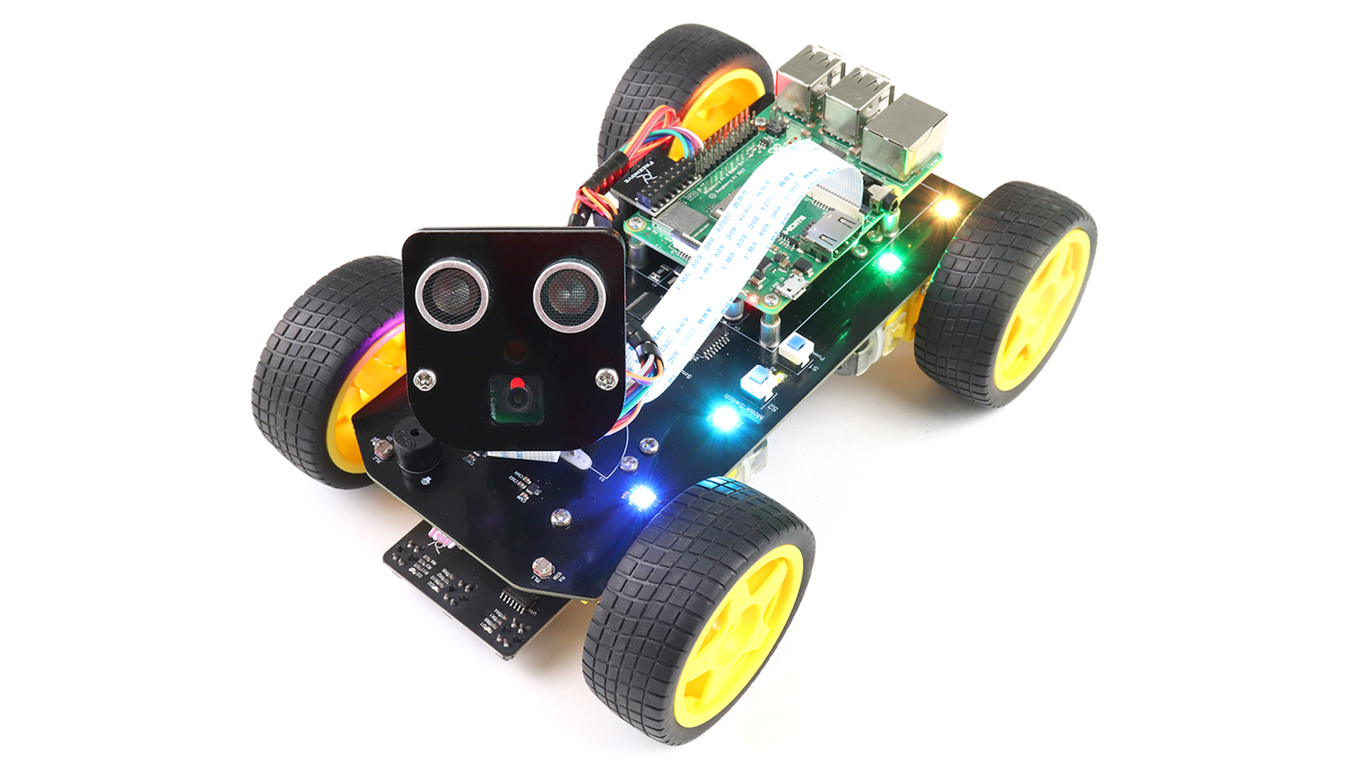 Freenove Raspberry Pi Pico W 4WD カーキット Amazon.com: Freenove 4WD Car Kit for Raspberry Pi Pico W (Included