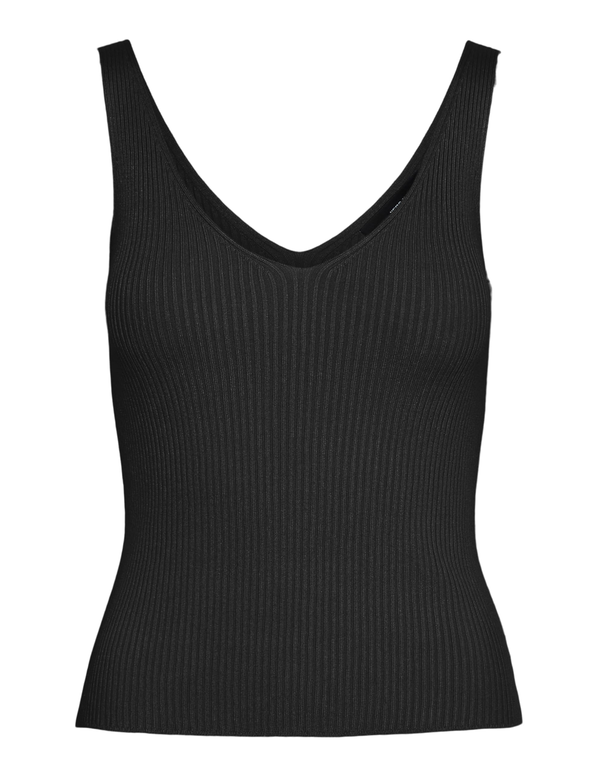 Vero Moda Womens Vmglory Sl Rib Ga Noos Tank Top, Black, M UK
