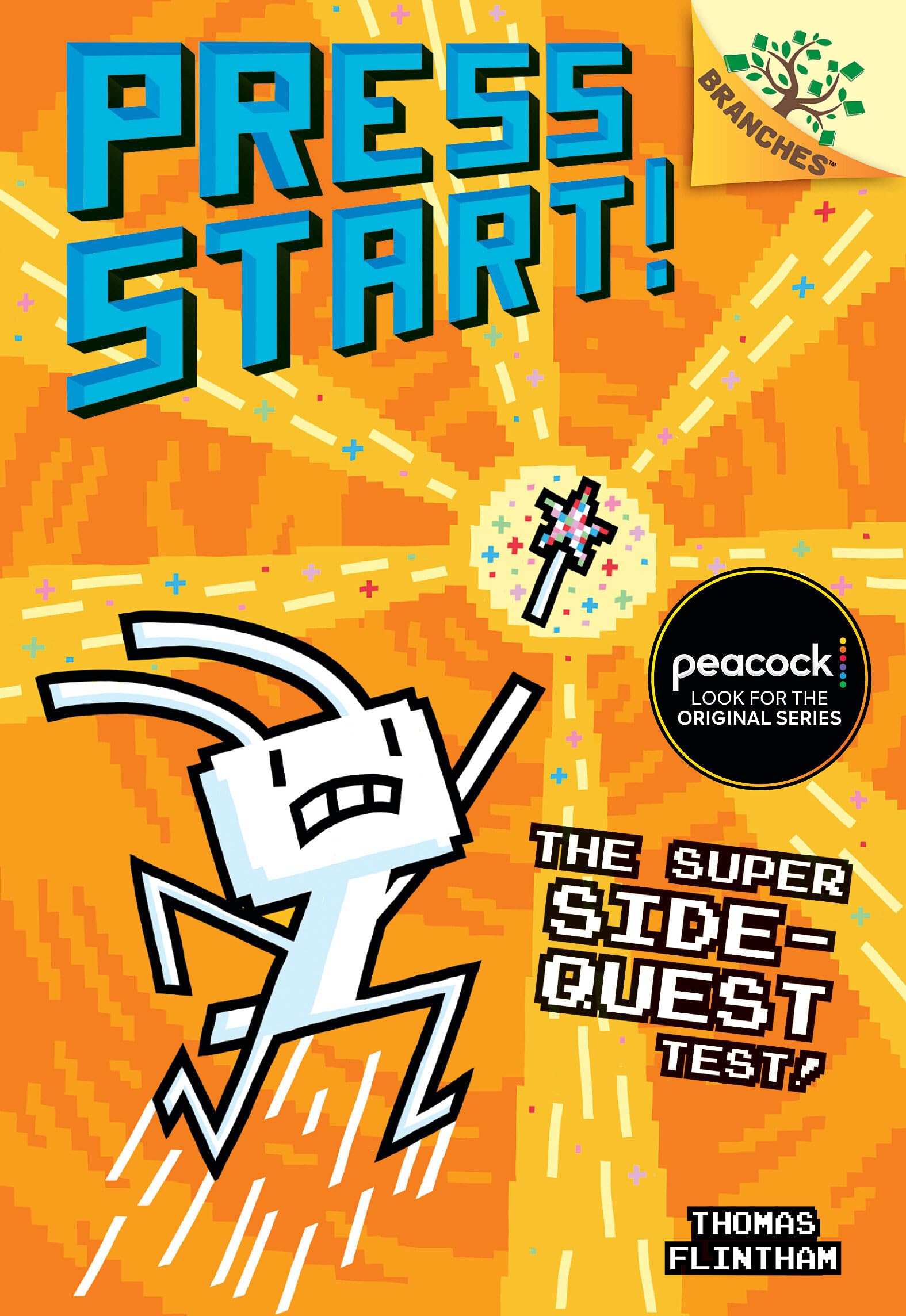 The Super Side-Quest Test!: A Branches Book (Press Start! #6) (6)