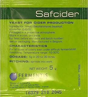 Safcider Cider Yeast, 5g - 10-Pack
