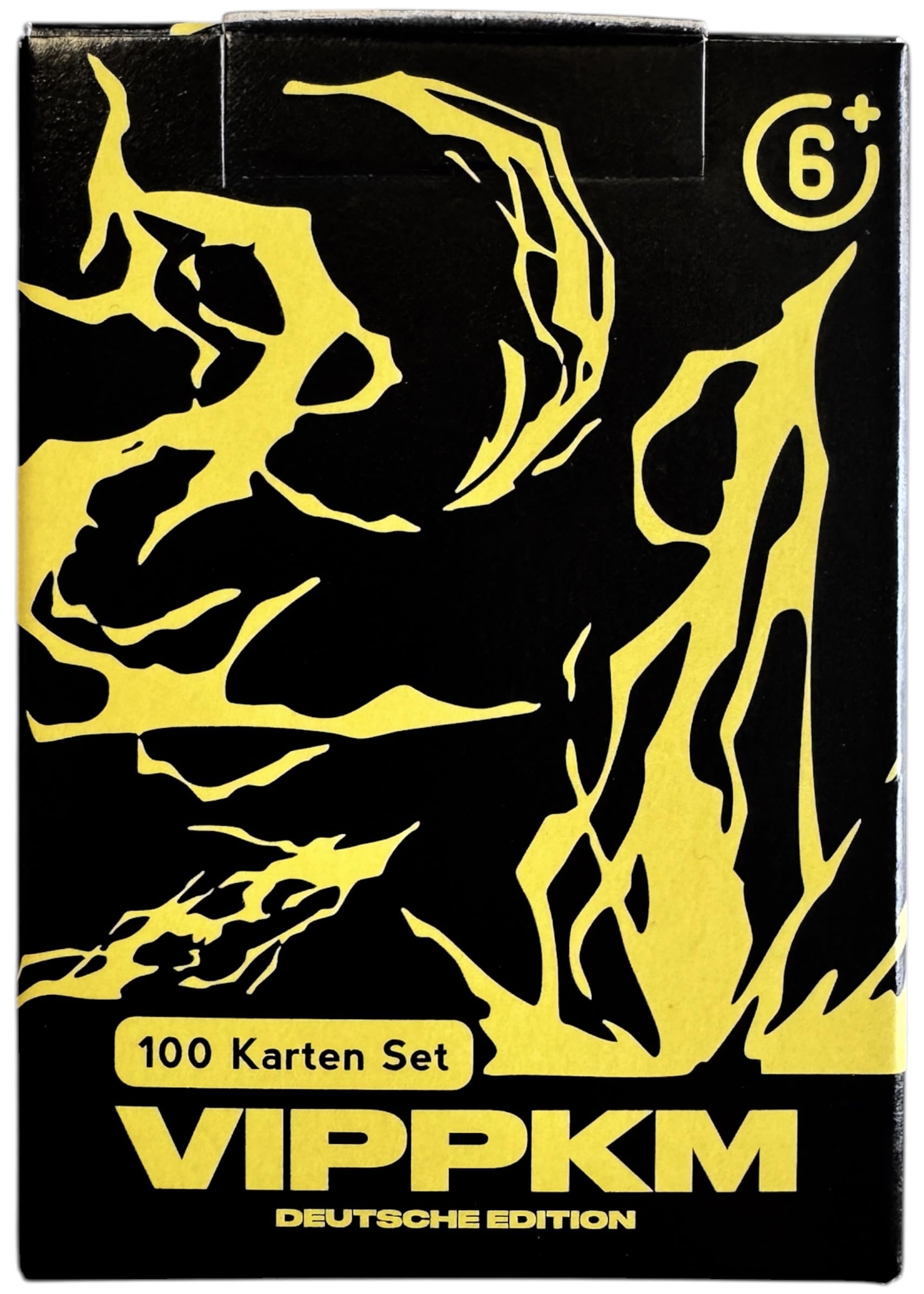 VIPPKM® 100 Karten Set - original deutsch - VIPPKM Geschenkbox kompatibel mit Pokemon Karten inkl. begehrter Holo-Sammelkarten Kinder zu Weihnachten, Nikolaus & Geburtstag