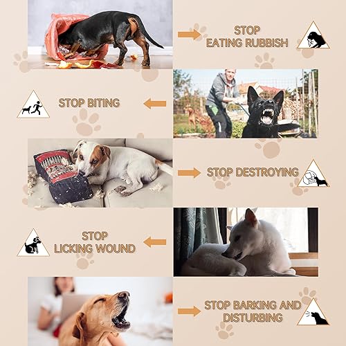 Miniatura 6 de Bozal para perros grandes, antimordeduras, ladridos y lamidos, bozal suave con cubierta de malla extraíble, protector bucal transpirable para perros