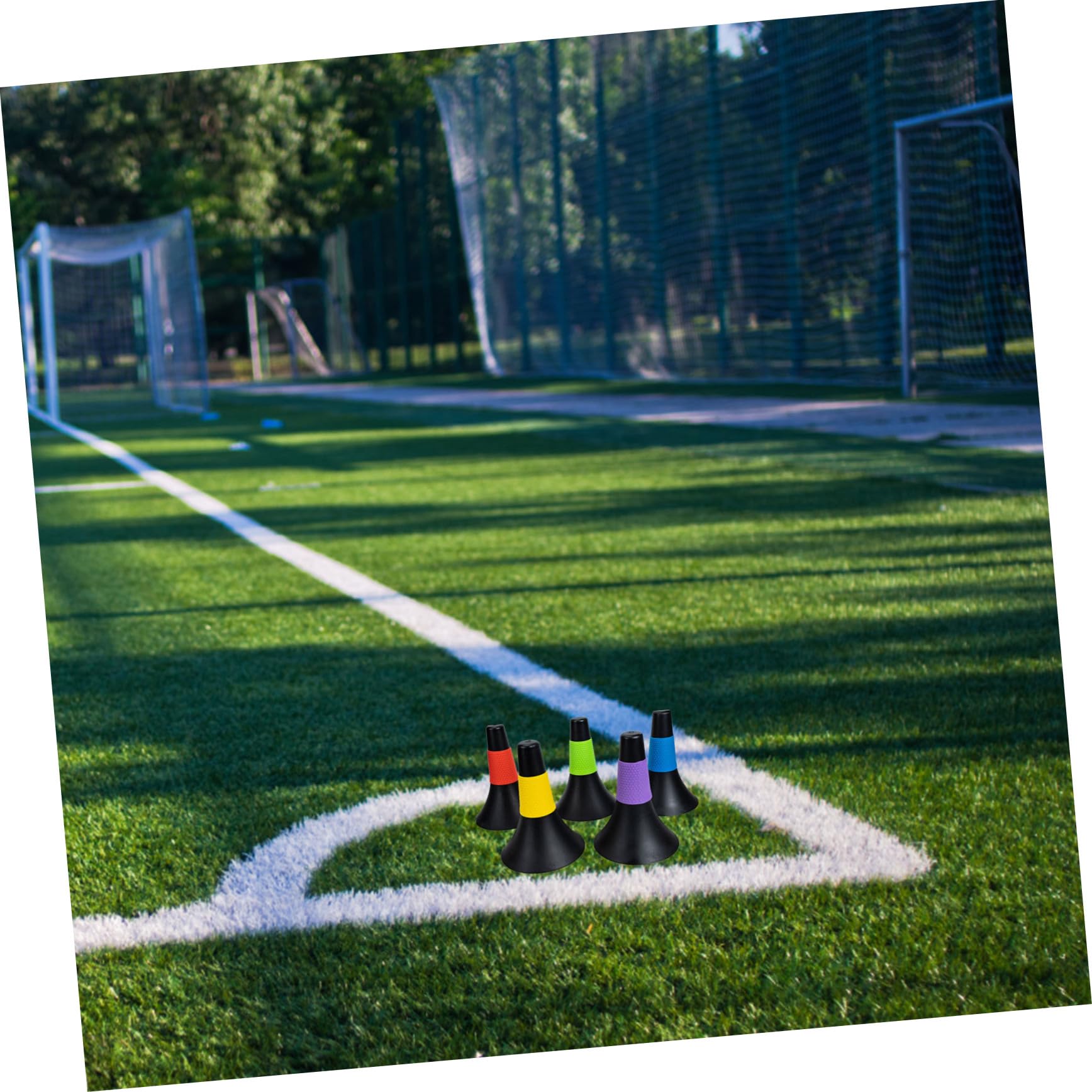 INOOMP 5piezas Conos De Fútbol para Prácticas Conos Deportivos para Entrenamientos De Agilidad
