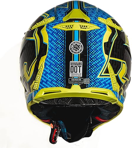 Miniatura 10 de HAX Fullface - Casco todoterreno para adultos, cuatrimoto, motos de nieve