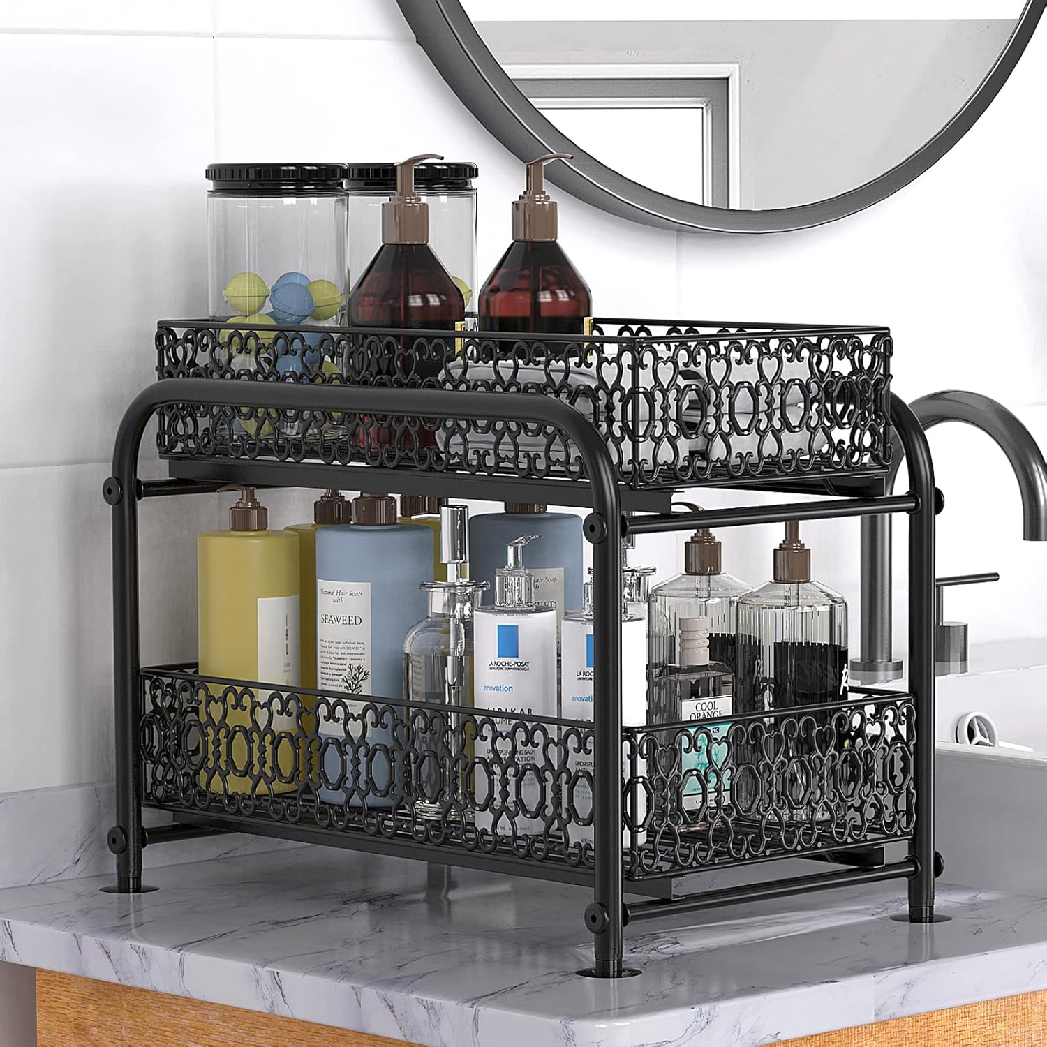 Pull Out Organizer, 2Tier Under Sink Organizer
