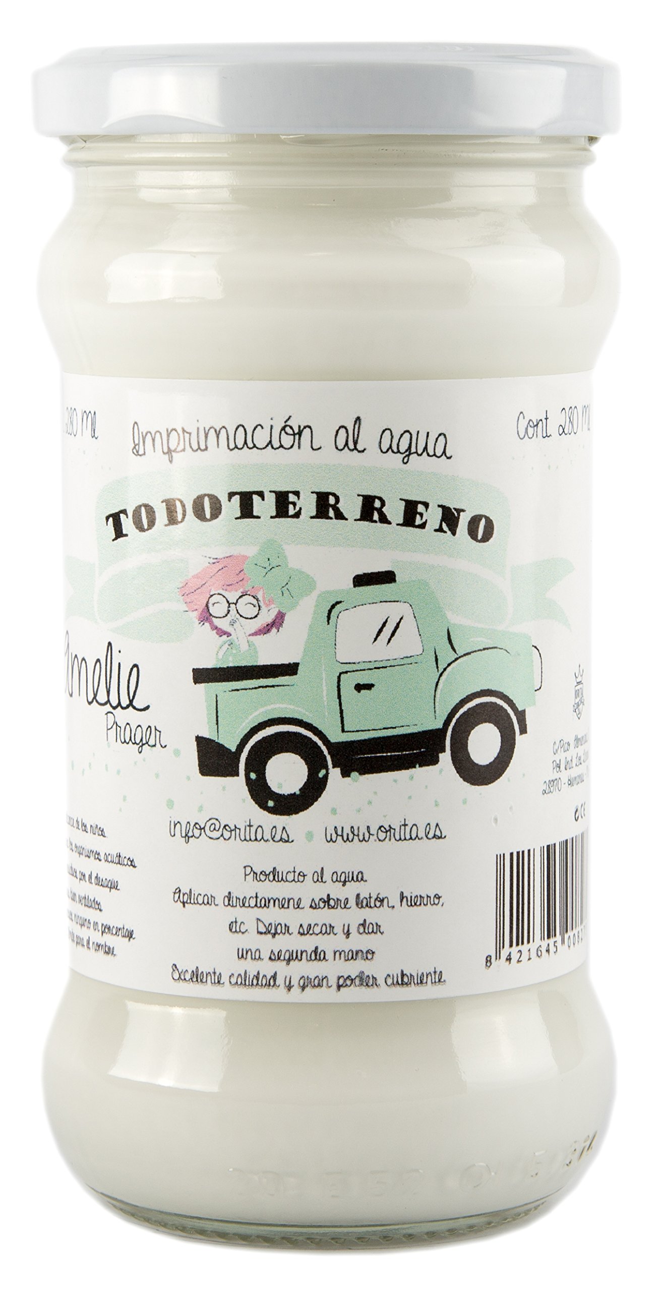 Amelie Prager 811402 Primer, White, 280 ml