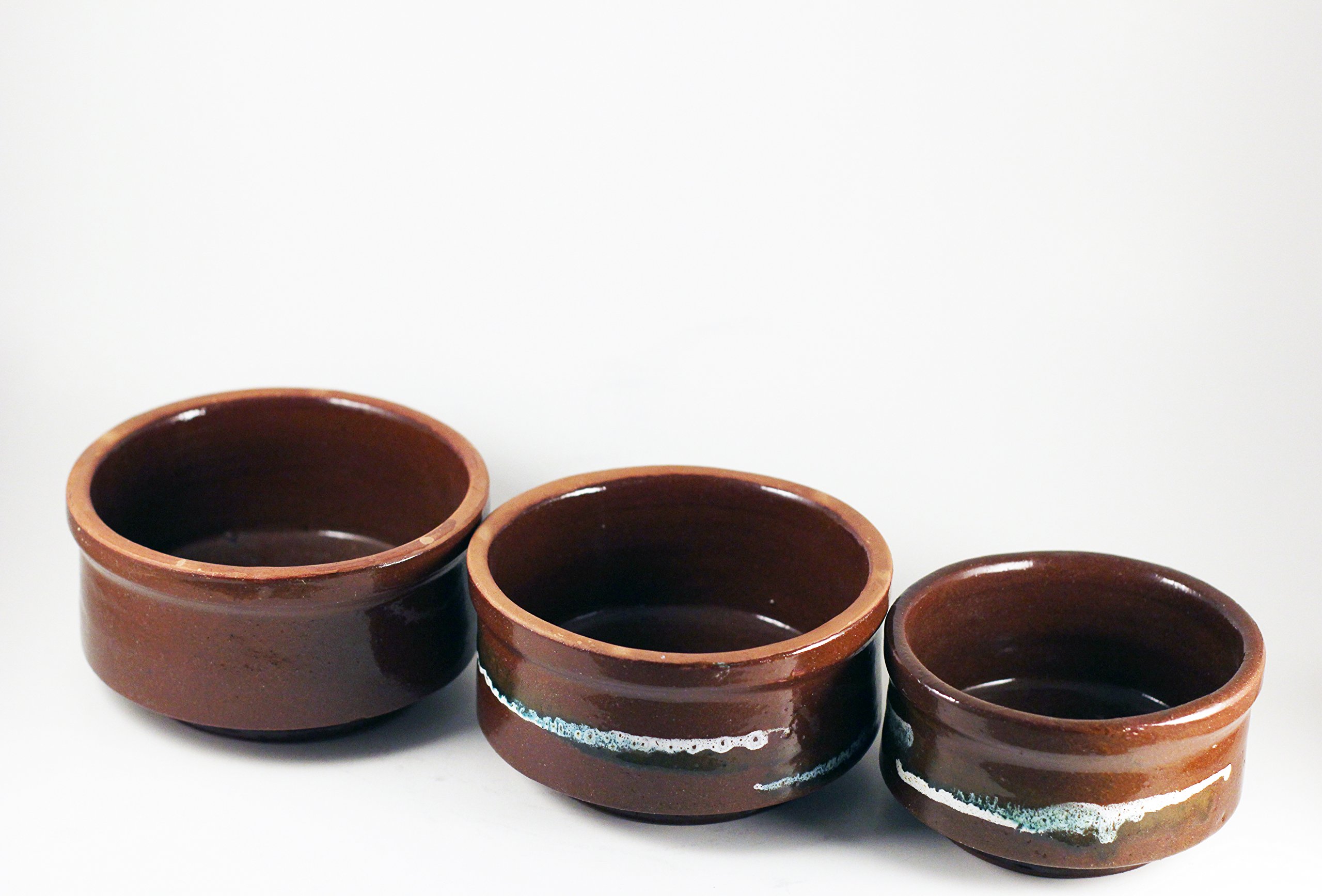 Ceramic Tajeen Brown 3 Pieces