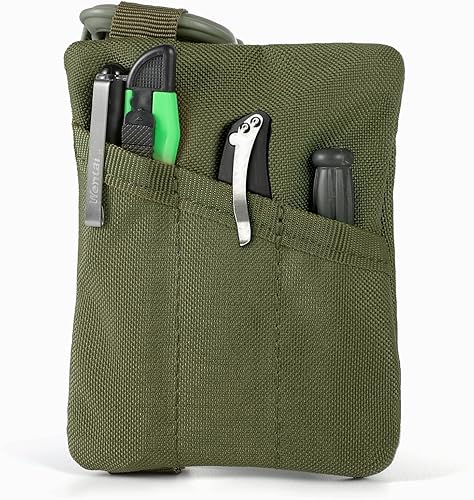 Miniatura 2 de Paquete de 2 bolsas Molle tácticas compactas EDC bolsa pequeña bolsa de utilidad bolsa de accesorios organizador bolsa monedero