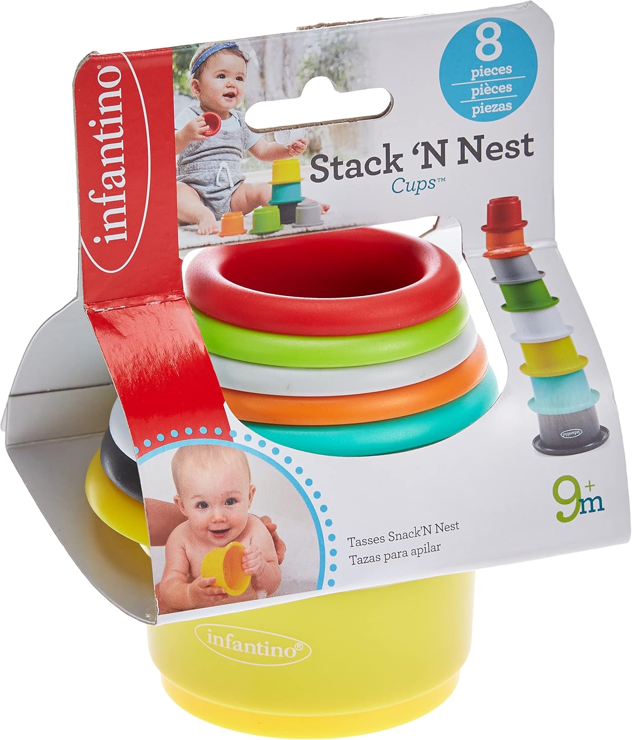 Infantino Stack'N Nest Cups Baby Activity , Learning & Developing Toys