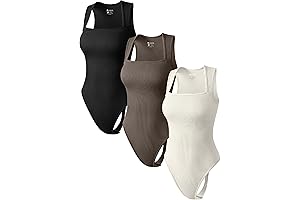 Ribbed Strappy Thong Bodysuit