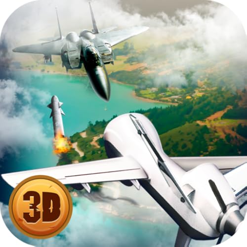 Shadow Flying Military Drone
