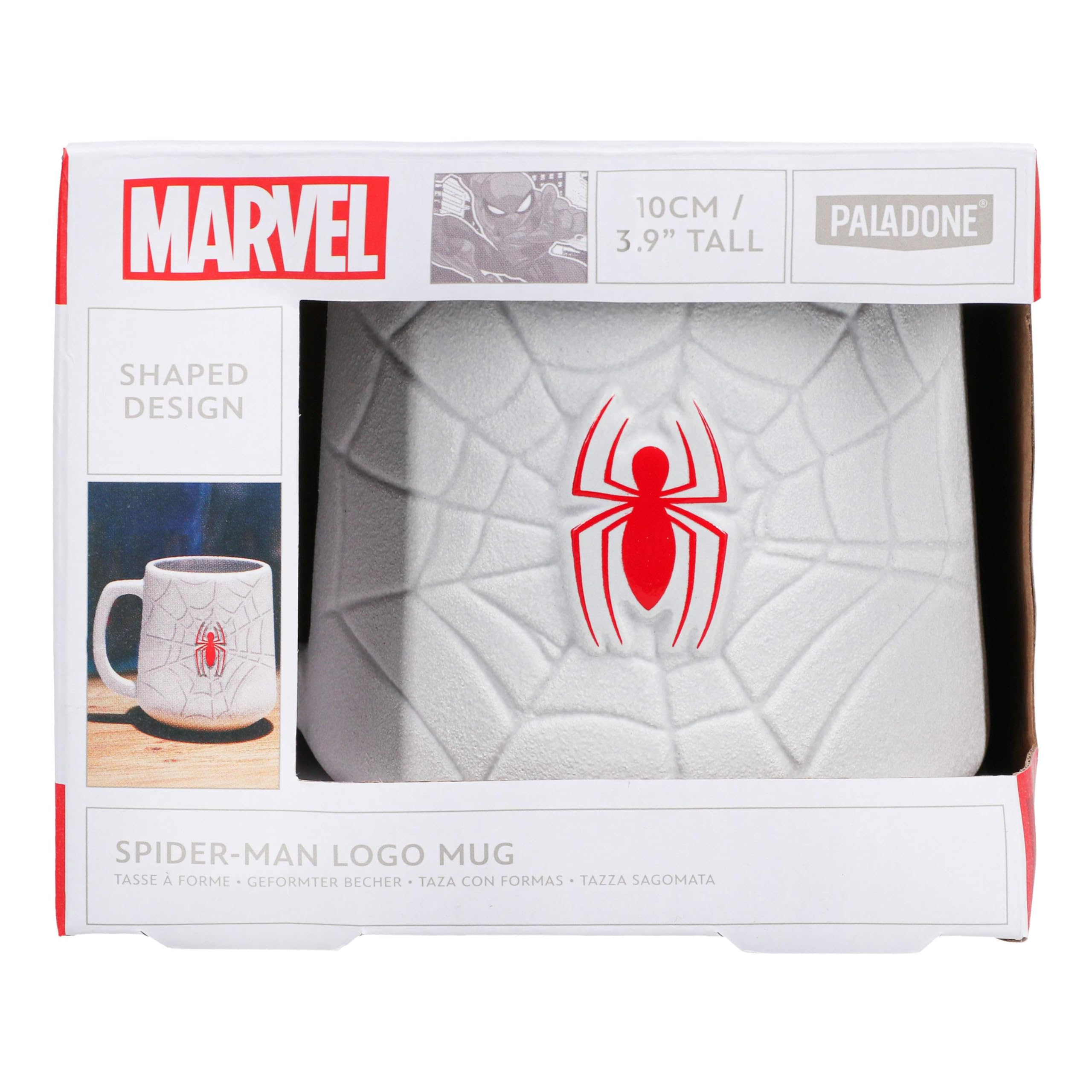 Paladone Spiderman Web Mug, Officially Licensed Marvel Ceramic Tea Cup, Novelty Gift for Spidey Fans Disney Merchandise - Image 4
