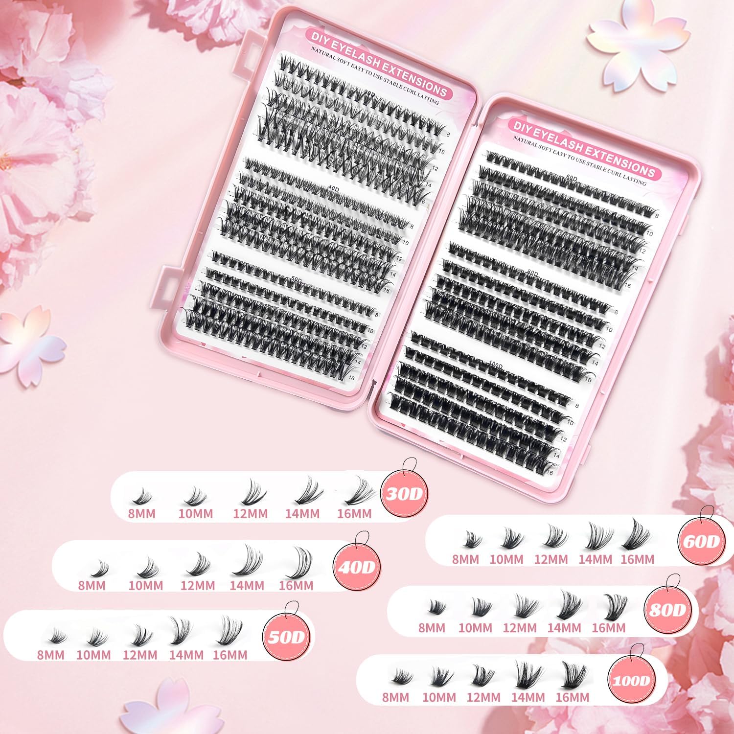 Cluster Lashes Individual Eyelashes - Image 3