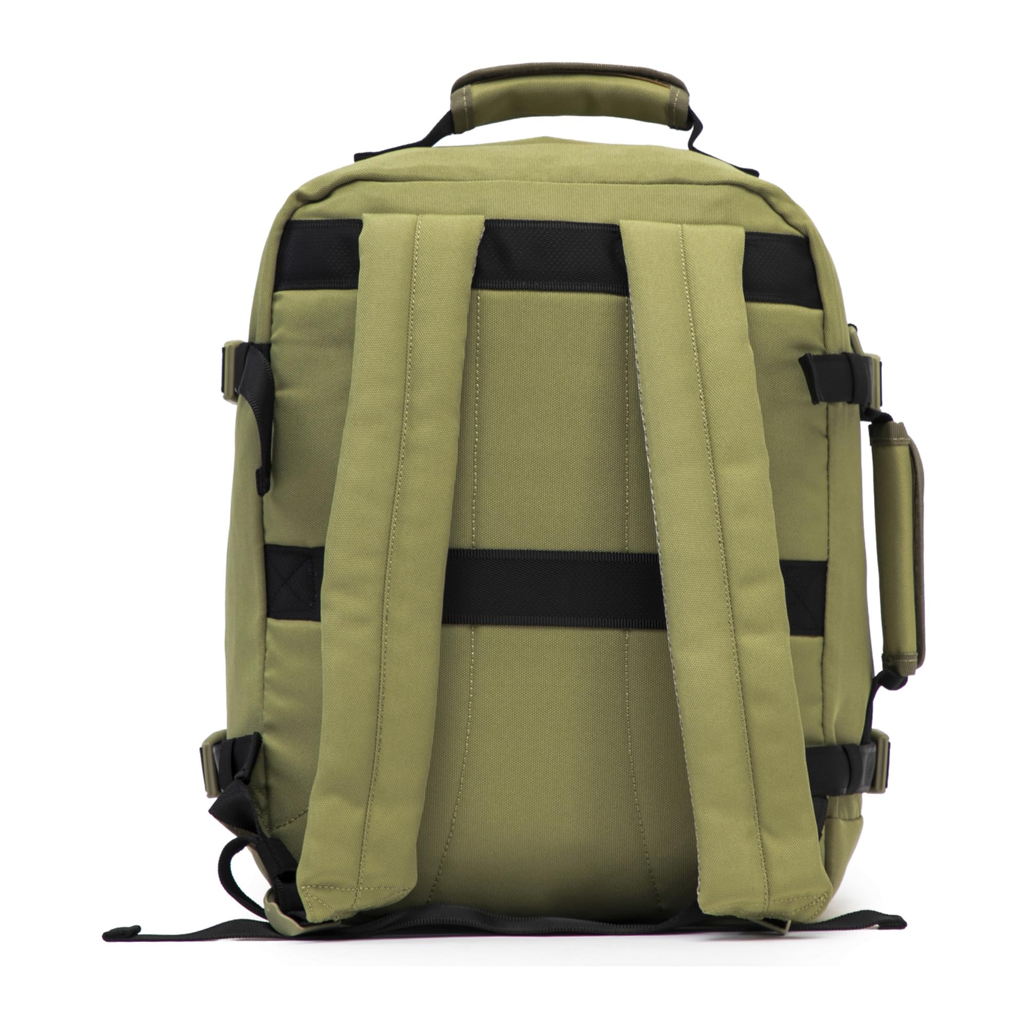 Aero Fit Mochila de Cabina 40x30x20 – Equipaje de Mano GRATIS en Ryanair, Vueling y Wizz, 28 L, Solo 650 g, Bolsillo para Portátil y Botella, Bajo el Asiento – Verde Oliva