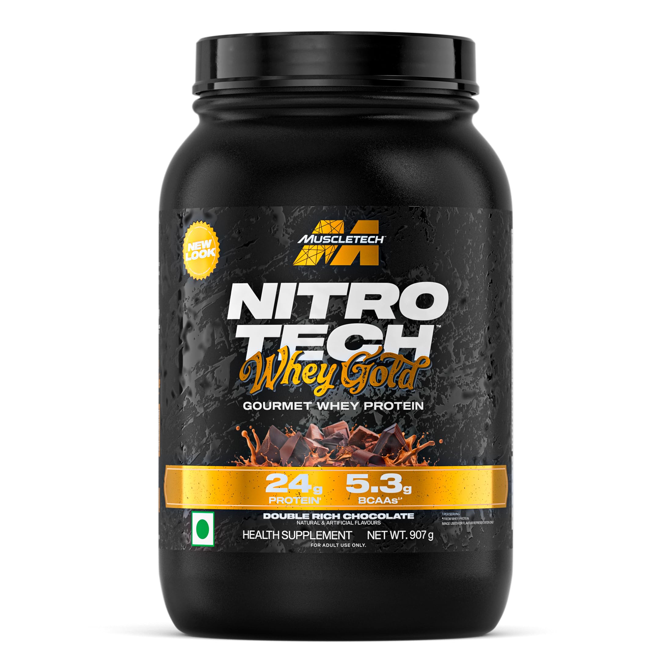 MuscleTech Nitro-Tech Whey Gold Protein Powder | 24 g Protein & 5.4 g BCAAs Per Serving | Supports Lean Muscle & Faster Recovery | Double Rich Chocolate | 907 g-image-40