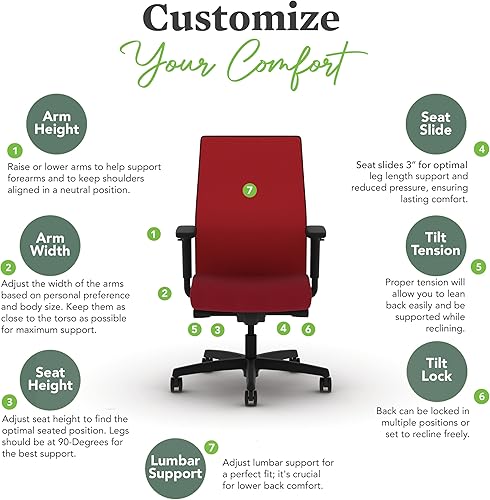 Miniatura 9 de HON - Silla secretarial