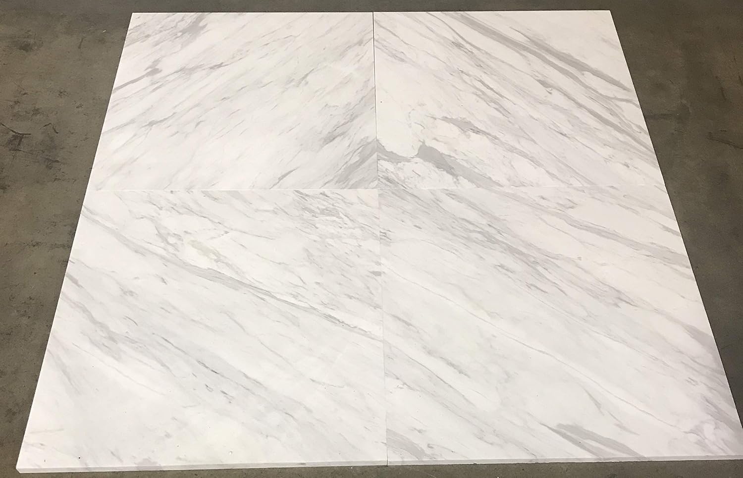 Volakas Marble Tile Polished 24"x24"x3/4" (180 sf)