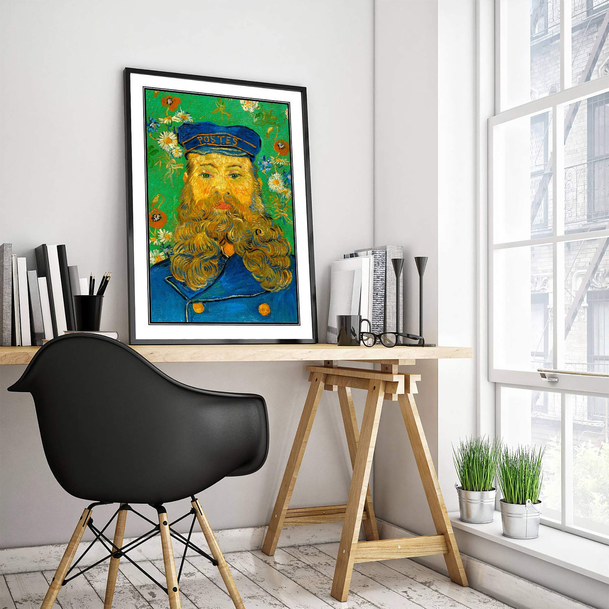 Amazon.com: Van Gogh - Portrait of The Postman Joseph Roulin (1888