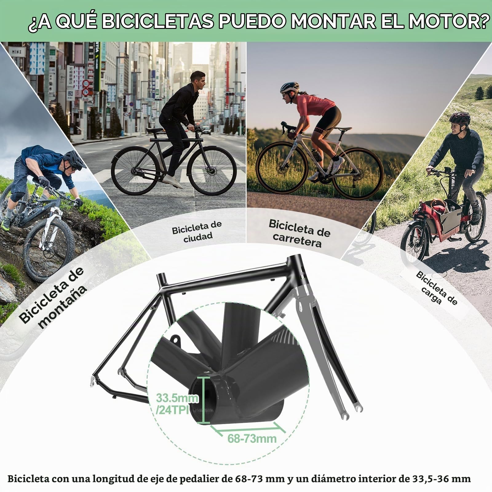 BAFANG 250W 48V BBS01B Motor Central Kit | con Batería Opcional y EKD01 Pantalla, Kit de Conversión Ebike para Bicicleta de Montaña Carretera Cercanías Bici DIY Kit