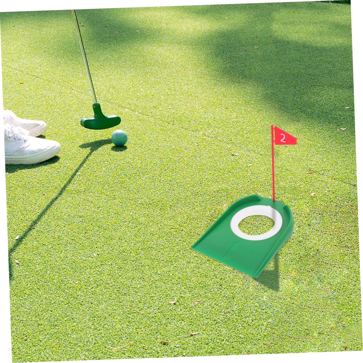 Milisten 9piezas Copa De Putting De Unidades Bandera Desmontable Práctica Cualquier Superficie