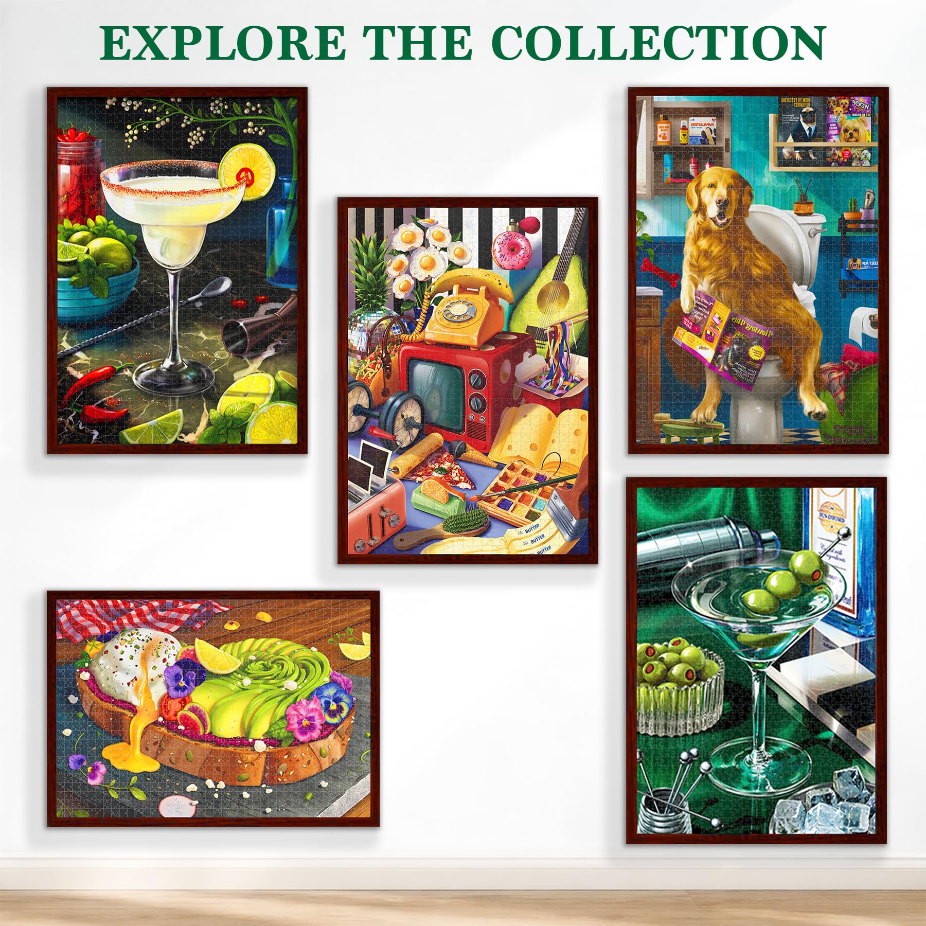 Jigsaw Puzzle 1000 Pieces - The Classic Martini, Cocktail Puzzle for Adults — Amazon image 6