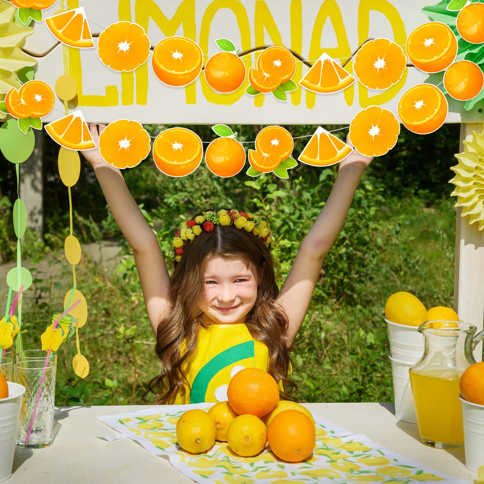 Happy Birthday Banner Orange – Partydeko Für Drinnen & Draußen