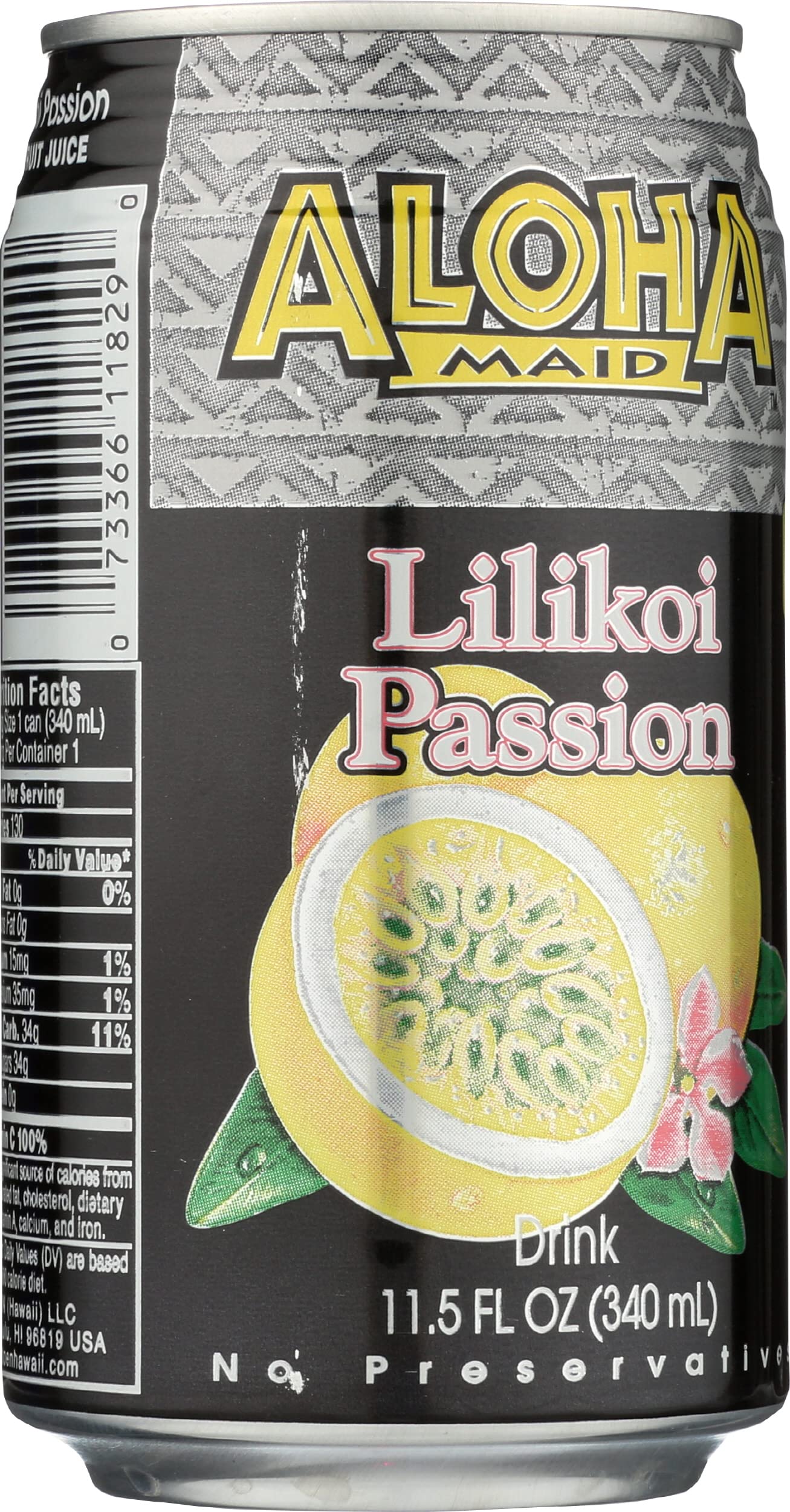 Amazon.com : Aloha Maid Lilikoi Passion Juice, 11.5 FZ : Grocery