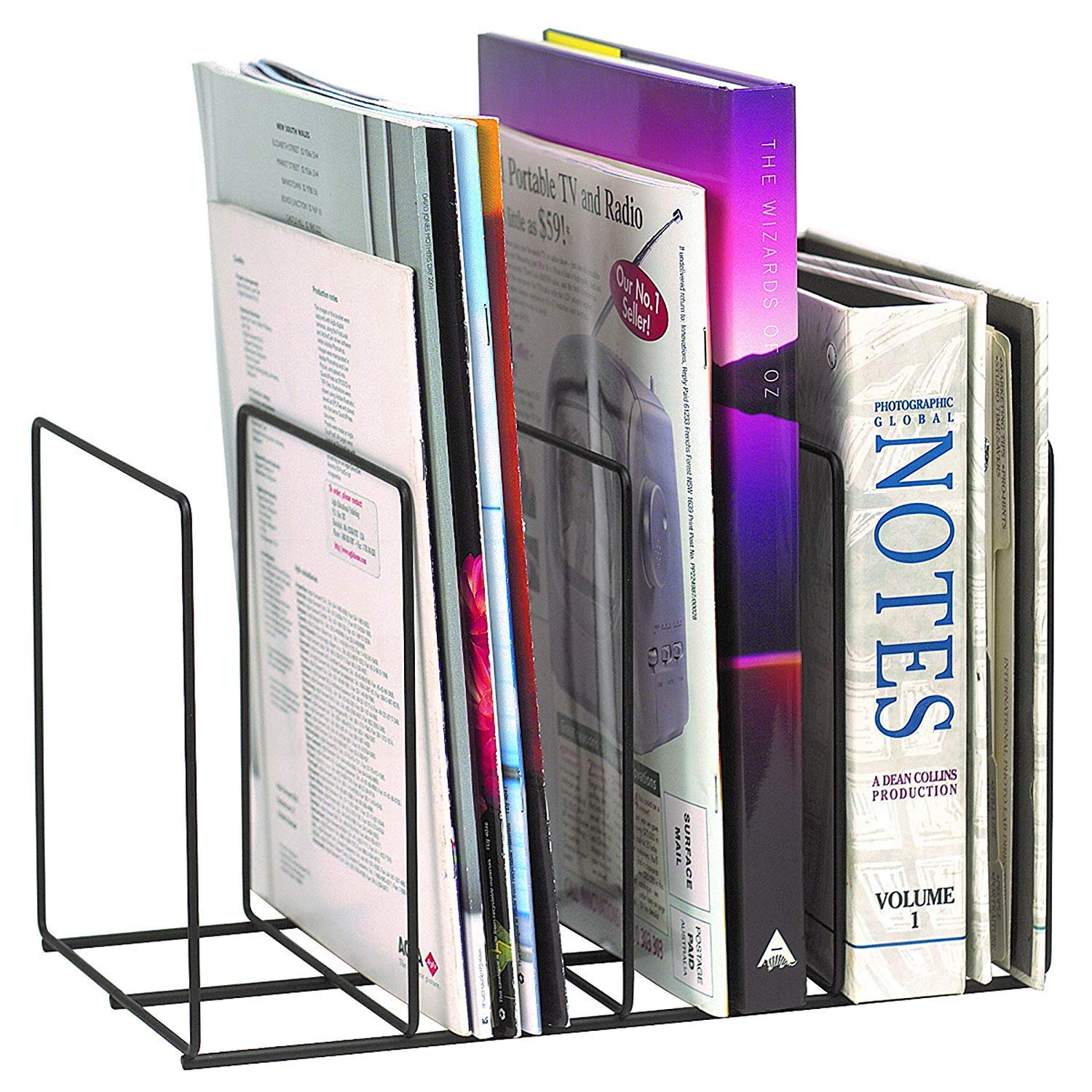 INDIAN DECOR 286047 Book,MAG Rack, Desk Acc in Style Book,Magazine Rack, Document Holder-picture-26