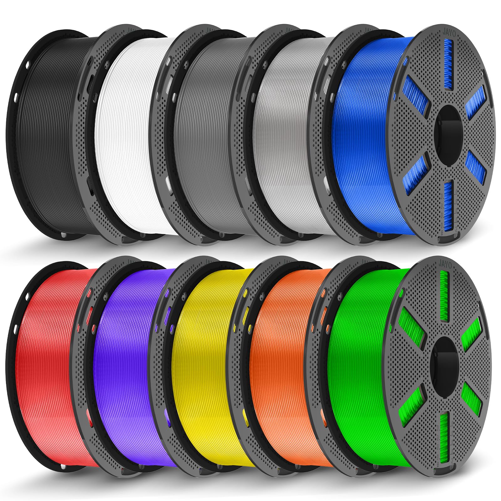 JAYO PLA Filament 4-Pack - Black 1.75mm -19 JAYO PLA Filament 4-Pack - Black 1.75mm -19