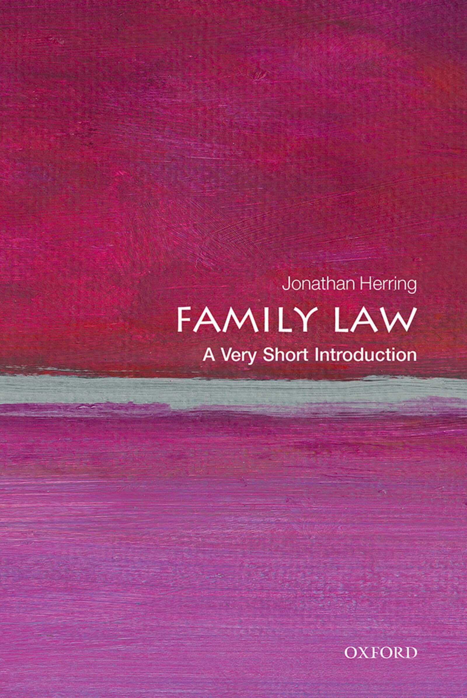 Family Law A Very Short Introduction by Jonathan  Herring (Paperback Book)