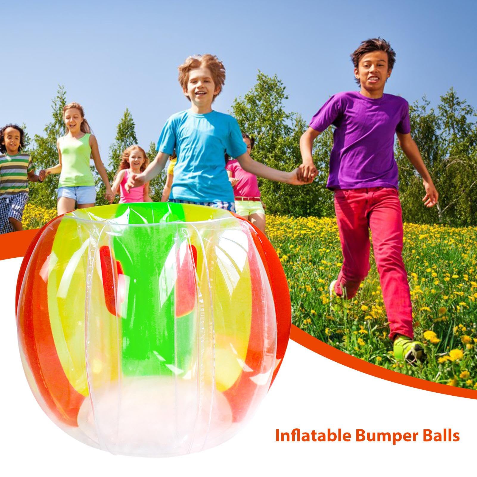 Bolas De Parachoques Inflables, Bolas De Parachoques | Bolas De Fútbol De Burbujas Para Un Placer Para Parachoques - Juguetes De Juego Al Aire Libre, Casa De Burbujas De Verano, Bolas Hinchables