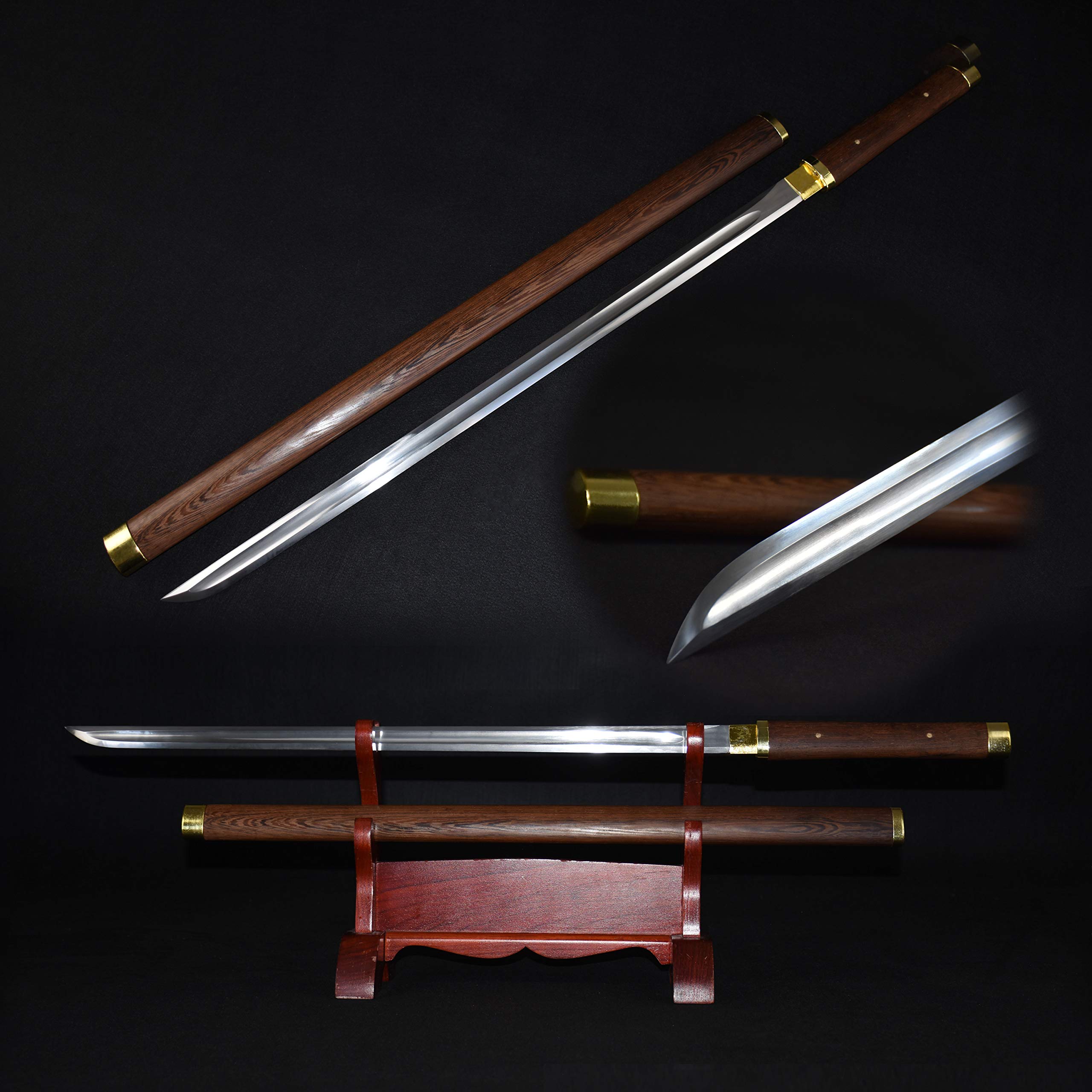 Buy Yongli Full Handmade Katana Japanese Samurai Straight Sharp Edge
