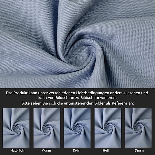 Vista 18 de Encasa XO Juego de 12 servilletas de tela color azul cobalto, 17 x 17 pulgadas, servilletas de cena de algodón de color sólido, servilletas de boda