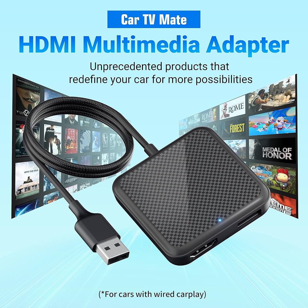 Car Play Wireless Adapter Ottocast Car TV Mate Max For Fire